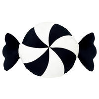 ZIERKISSEN  30/50 cm   - Weiss/Schwarz, Konventionell, Textil (30/50cm) - X-Mas