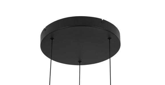 LED-HÄNGELEUCHTE 34/250 cm - Schwarz, Design, Kunststoff/Metall (34/250cm) - Novel