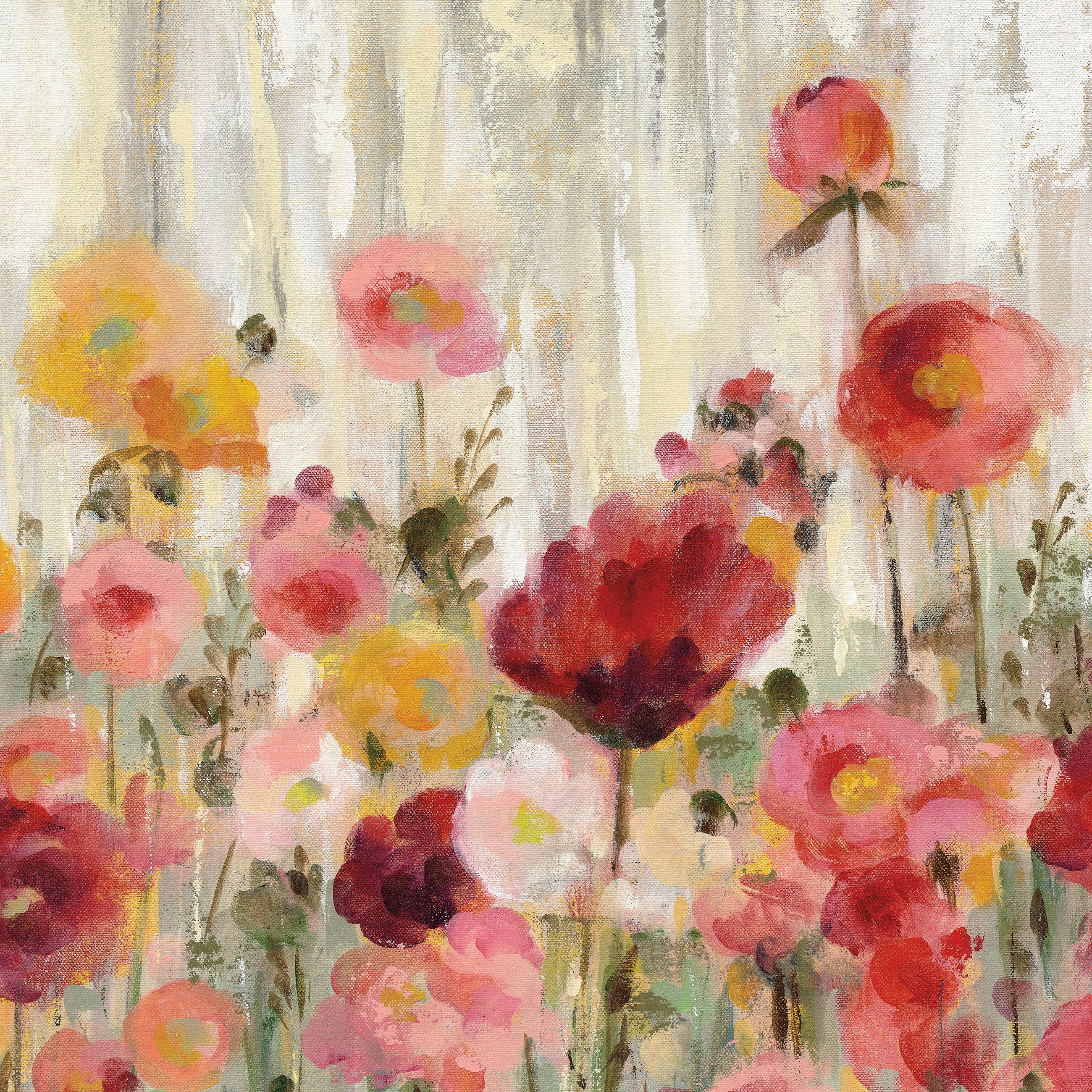 Euroart MALBA NA PLÁTNĚ, květiny, 55/55 cm