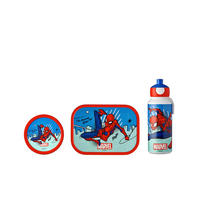 PAUSENSET lunchset campus  - Blau/Rot, KONVENTIONELL (24/6,8/24,4cm) - Mepal