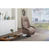 RELAXSESSEL  in Mikrofaser Taupe  - Taupe/Chromfarben, Konventionell, Textil/Metall (74/111/77cm) - Sit & More