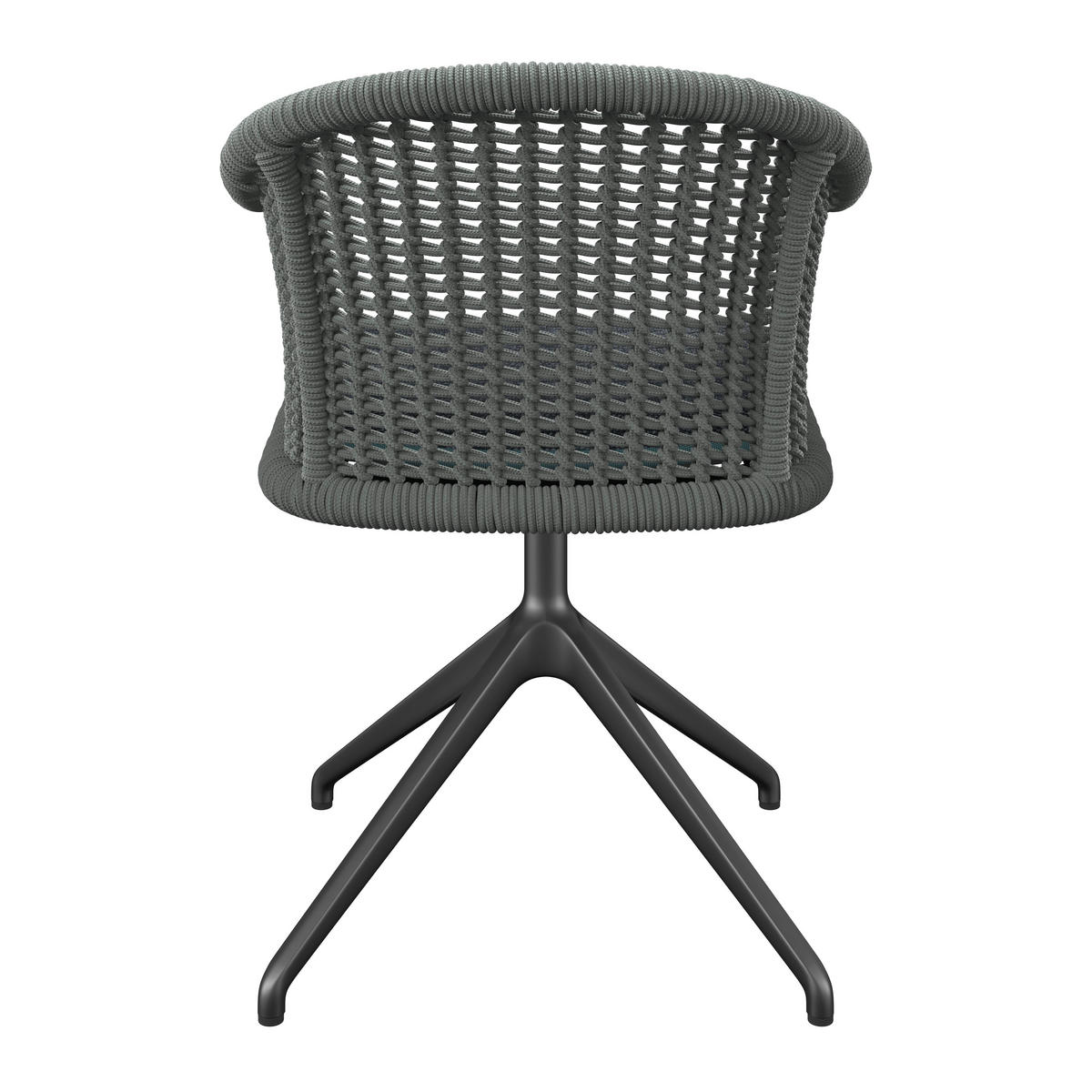 VRTNI STOL  aluminij antracit, zelena  - zelena/antracit, Basics, kovina/tekstil (56/78,5/62,5cm) - Amatio