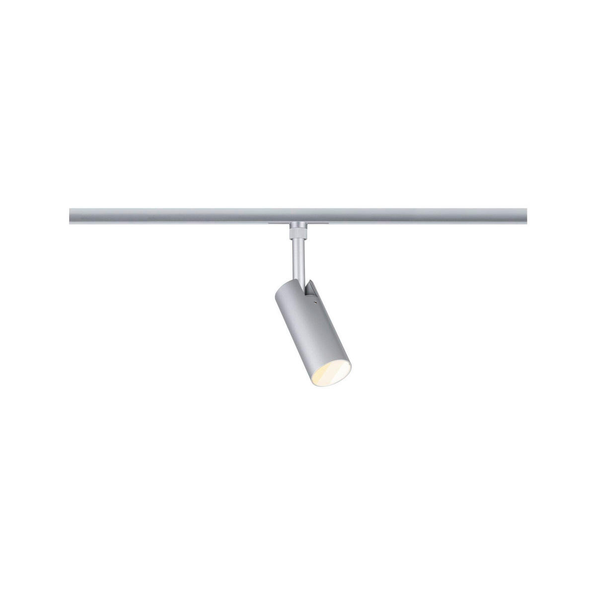 SCHIENENSYSTEM-STRAHLER URail 4,3/19 cm  - Chromfarben, Basics, Metall (4,3/19cm) - Paulmann