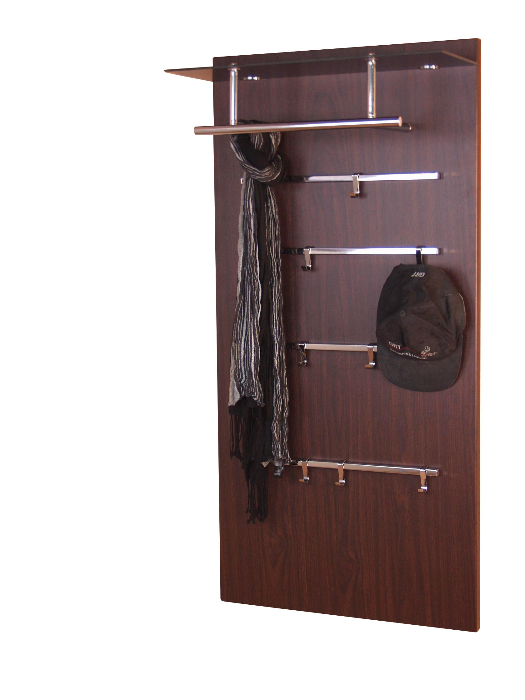 GARDEROBENPANEEL  in  - Braun, Design, Glas/Holzwerkstoff (26/60/120cm) - MID.YOU