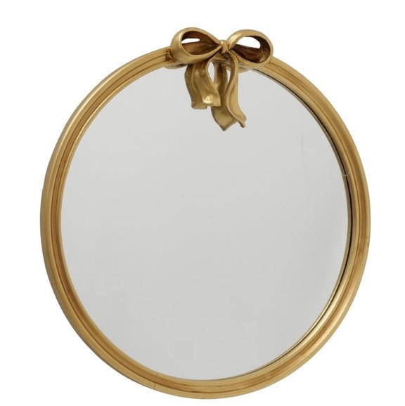 WANDSPIEGEL Goldfarben  - Goldfarben, Basics, Glas/Kunststoff (3/51/53cm) - Boltze Home