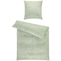 BETTWÄSCHE 135/200 cm Satin  - Grün, KONVENTIONELL, Textil (135/200cm) - Estella