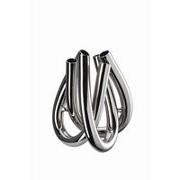 VAZA    22 cm  staklo  - srebrna, Osnovno, staklo (22cm) - Rosenthal