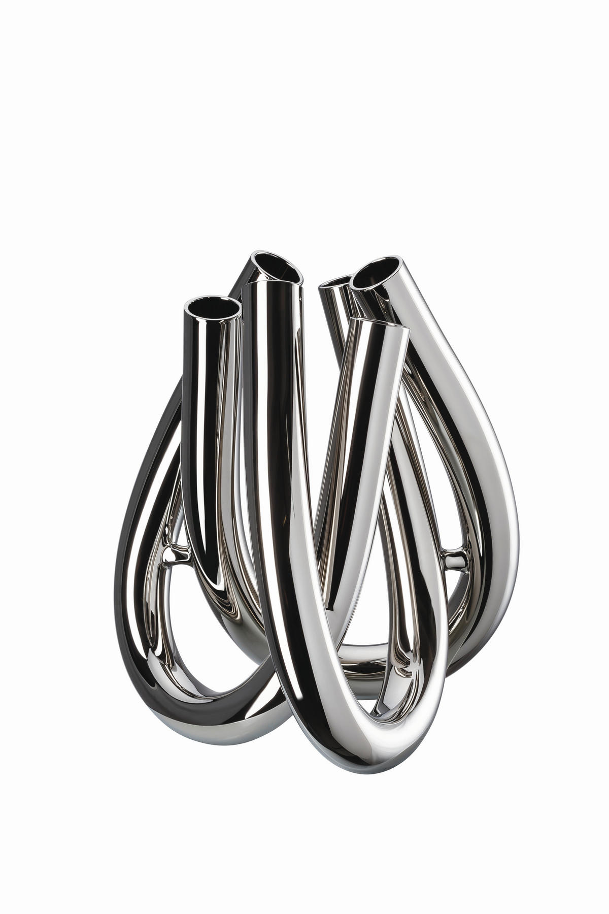 VAZA    22 cm  staklo  - srebrna, Osnovno, staklo (22cm) - Rosenthal