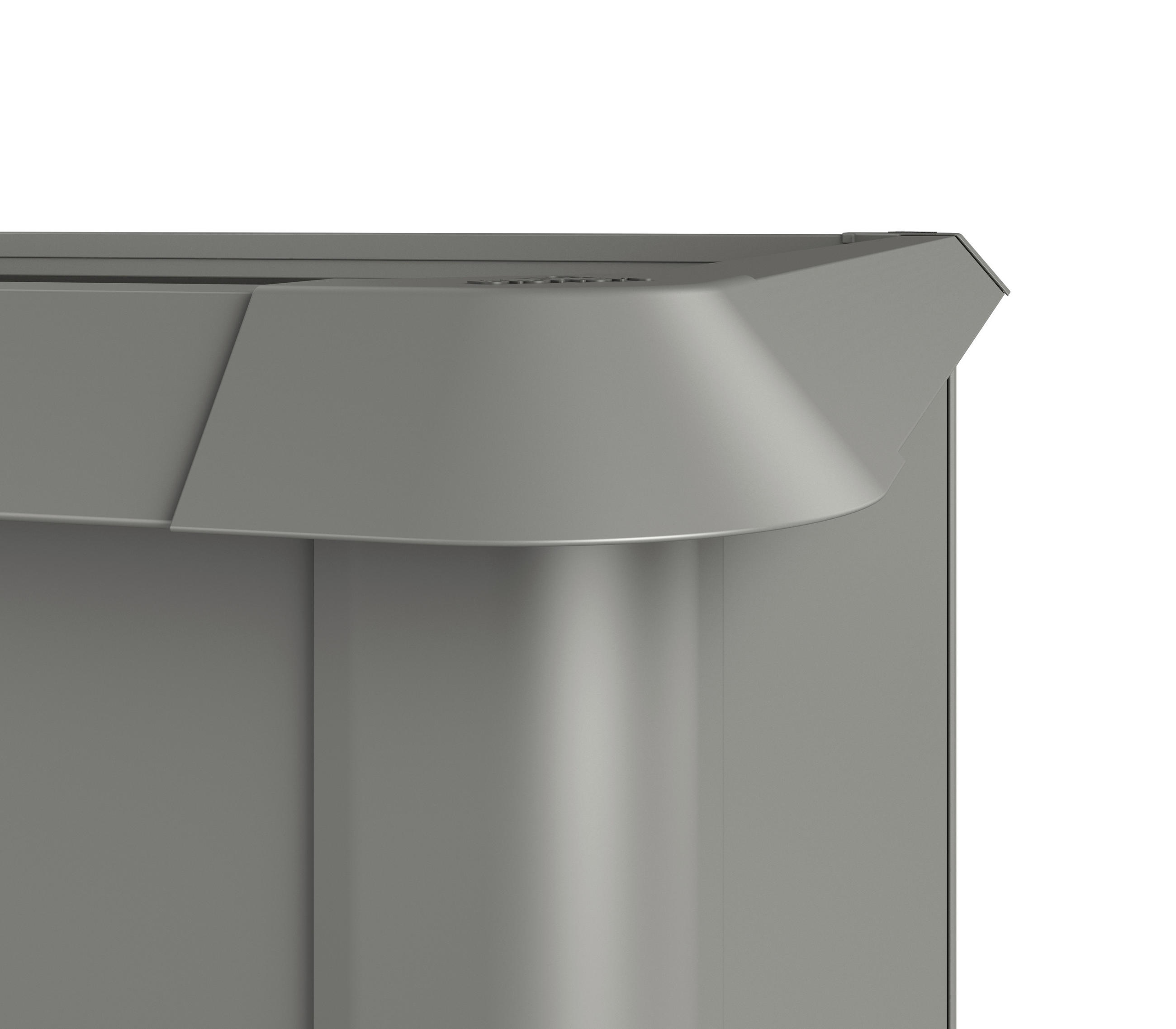 SCHNECKENSCHUTZ - Grau, Design, Metall (209/42/110cm)