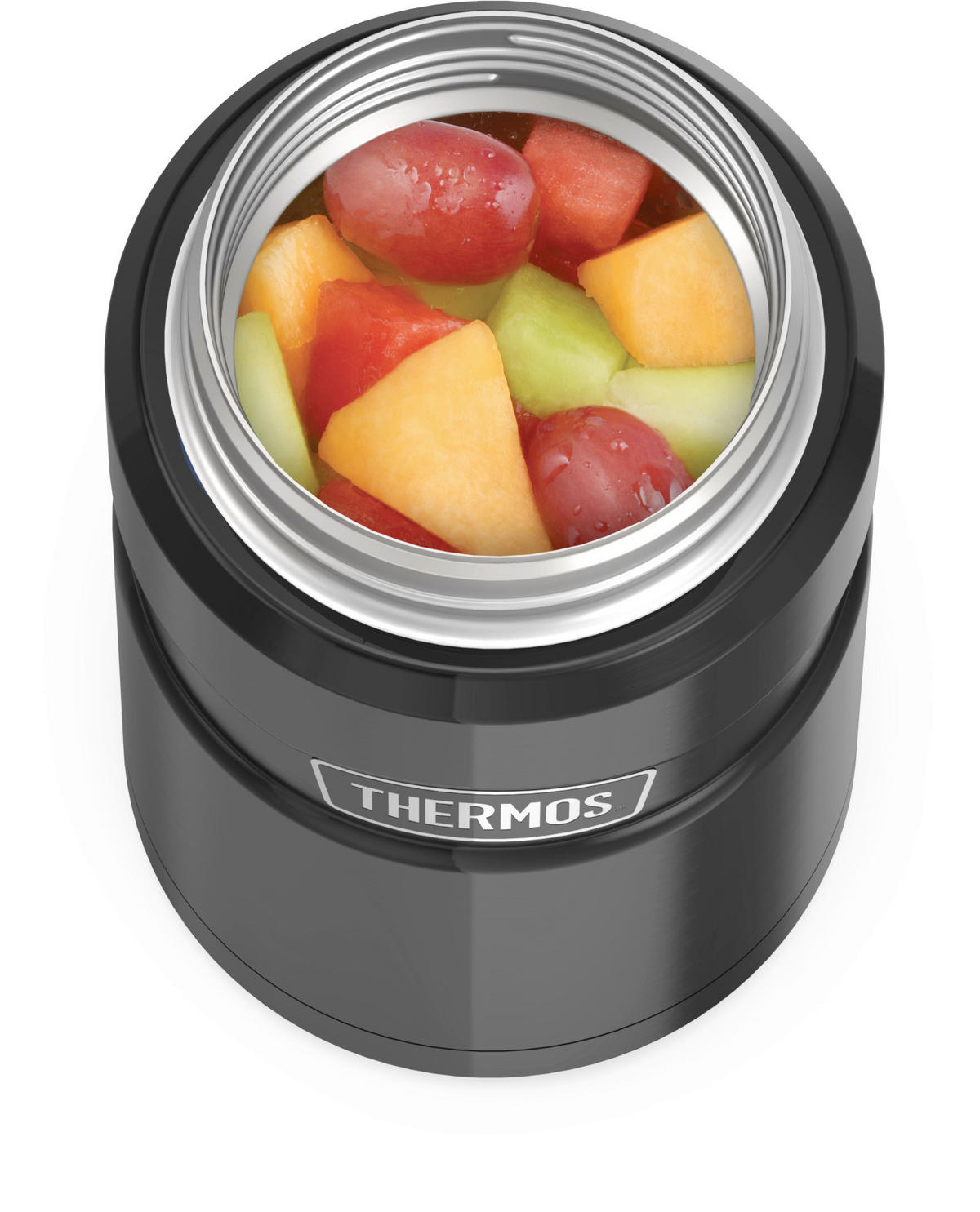 ISOLIERSPEISEGEFÄSS Stainless King 0,71 L  - Schwarz Hochglanz, Metall (0,71l) - Thermos
