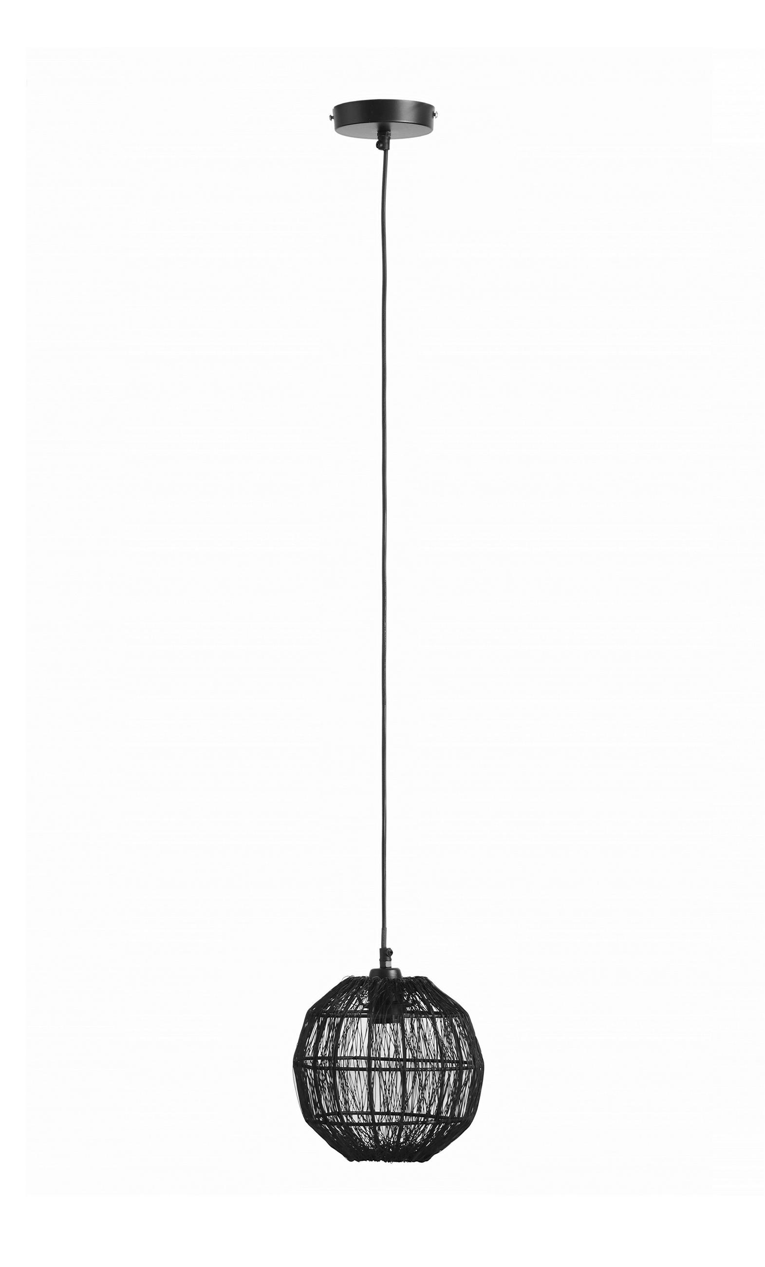 Globo Hängeleuchte Schwarz 120 cm