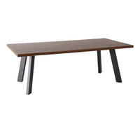 SOFFBORD i trä 130/65/45 cm  - brun/svart, Modern, metall/trä (130/65/45cm) - Niels Andersson