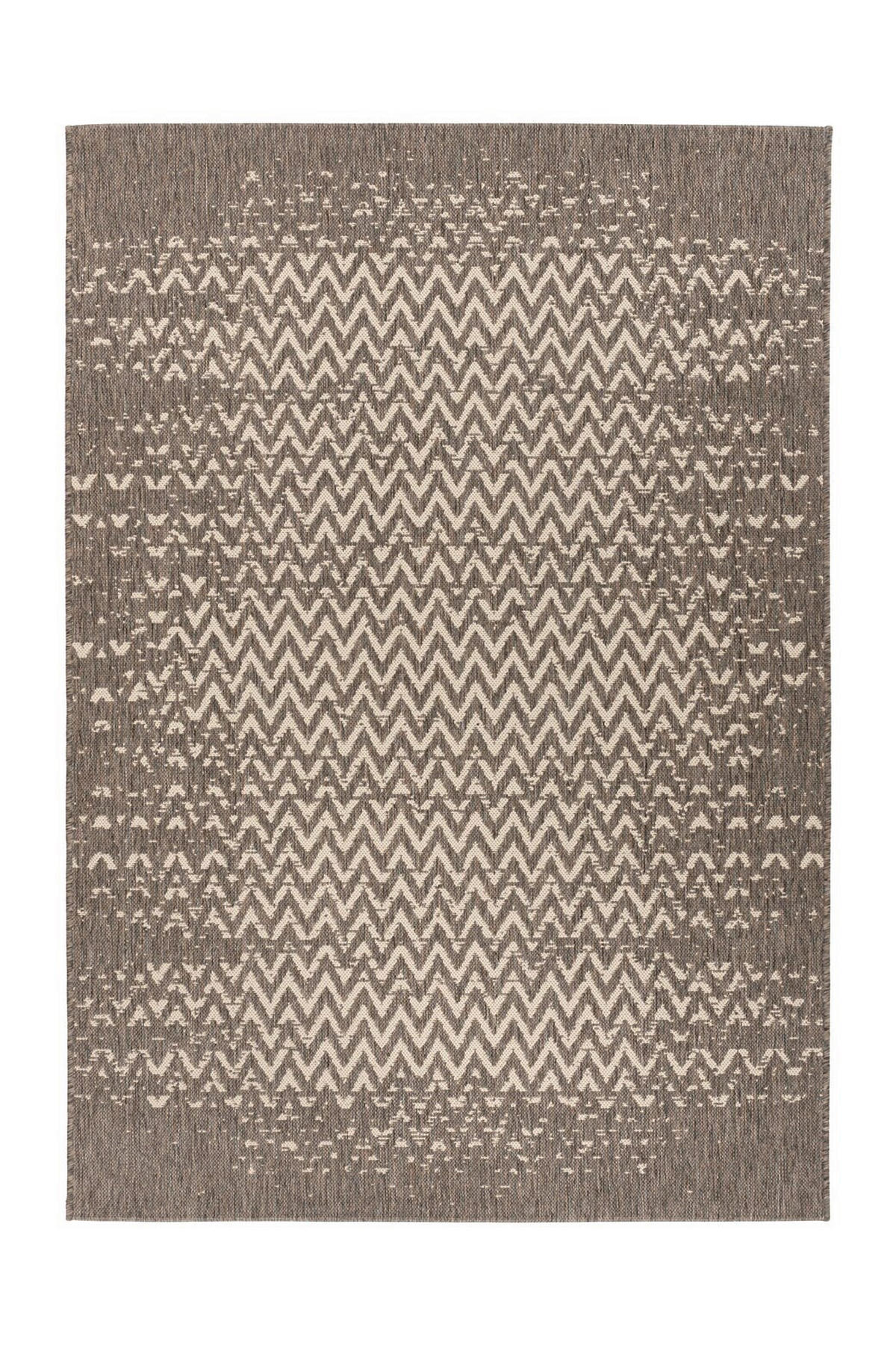LÄUFER 80/150 cm Splash 600 Braun / Creme  - Creme/Braun, KONVENTIONELL, Textil (80/150cm)