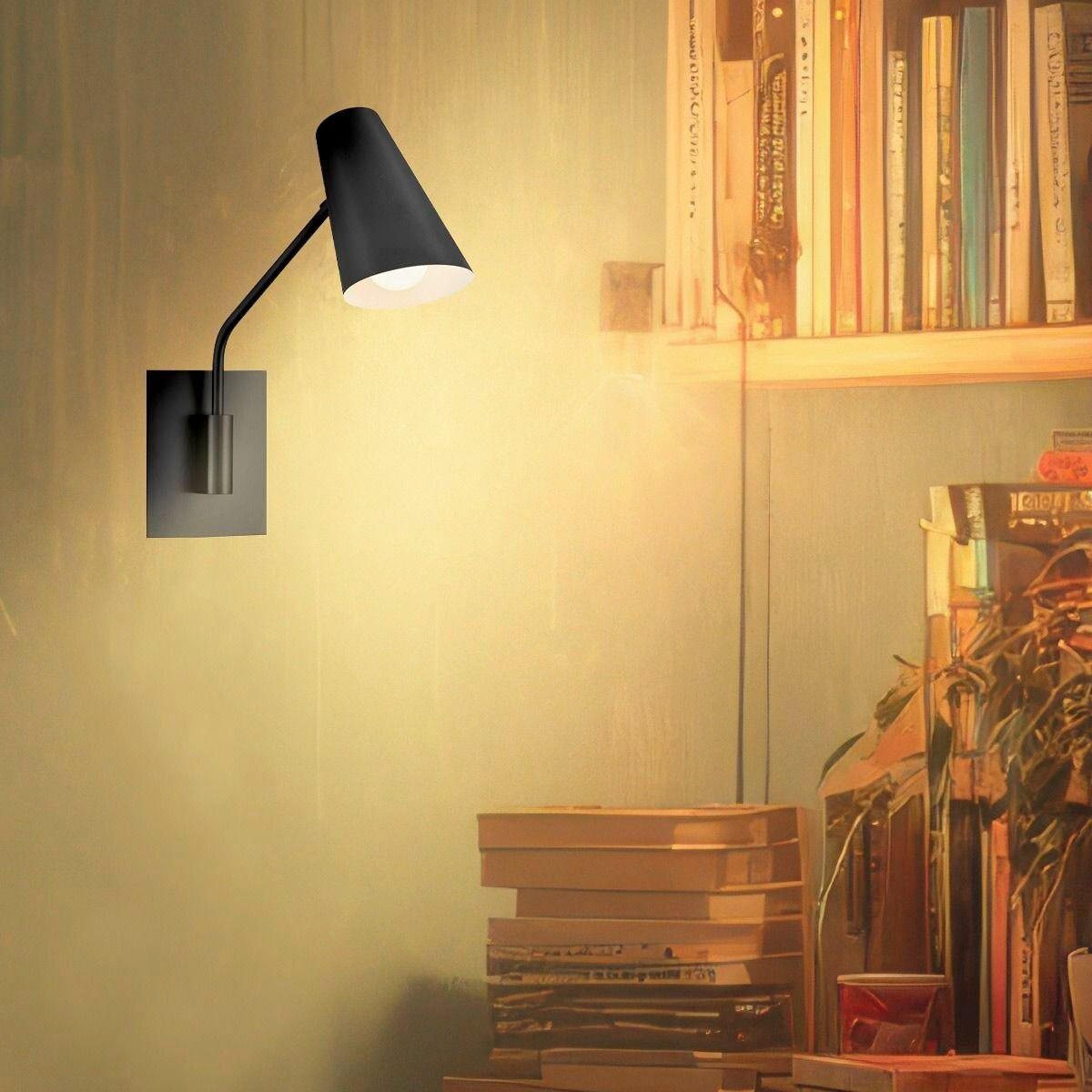 WANDLEUCHTE Hinkley 42,5/14/47 cm  - Messingfarben, Design, Glas/Metall (42,5/14/47cm) - Elstead Lighting