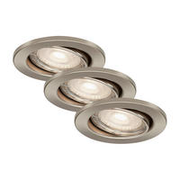 LED-PANEL   //3000 K// - barve niklja, Basics, kovina (8,6/7cm)