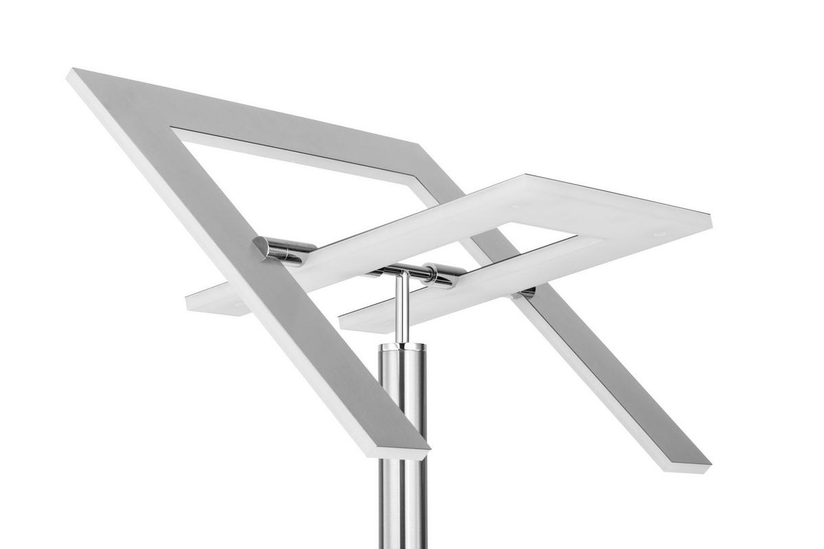 LED-DECKENFLUTER Niko 35/180 cm  - Nickelfarben, KONVENTIONELL, Kunststoff/Metall (35/180cm) - Dieter Knoll