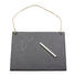 KREIDETAFEL - Schieferfarben, KONVENTIONELL, Textil/Stein (15/20cm) - Ambia Home KREIDETAFEL - Schieferfarben, KONVENTIONELL, Textil/Stein (15/20cm) - Ambia Home