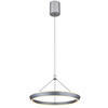 VISEČA LED-SVETILKA   //3000 K/230 V/ - siva/barve titana, Design, kovina/umetna masa (50/200cm) - Globo