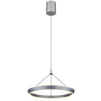 VISEČA LED-SVETILKA   //3000 K/230 V/ - siva/barve titana, Design, kovina/umetna masa (50/200cm) - Globo