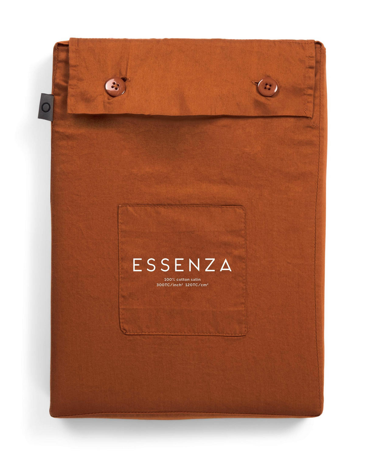 BETTWÄSCHE MINTE Satin 155/220 cm  - Braun, Basics, Textil (155/220cm) - Essenza