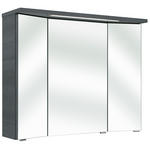 SPIEGELSCHRANK 90/72/20 cm  - Chromfarben/Graphitfarben, KONVENTIONELL, Glas/Holzwerkstoff (90/72/20cm) - Xora