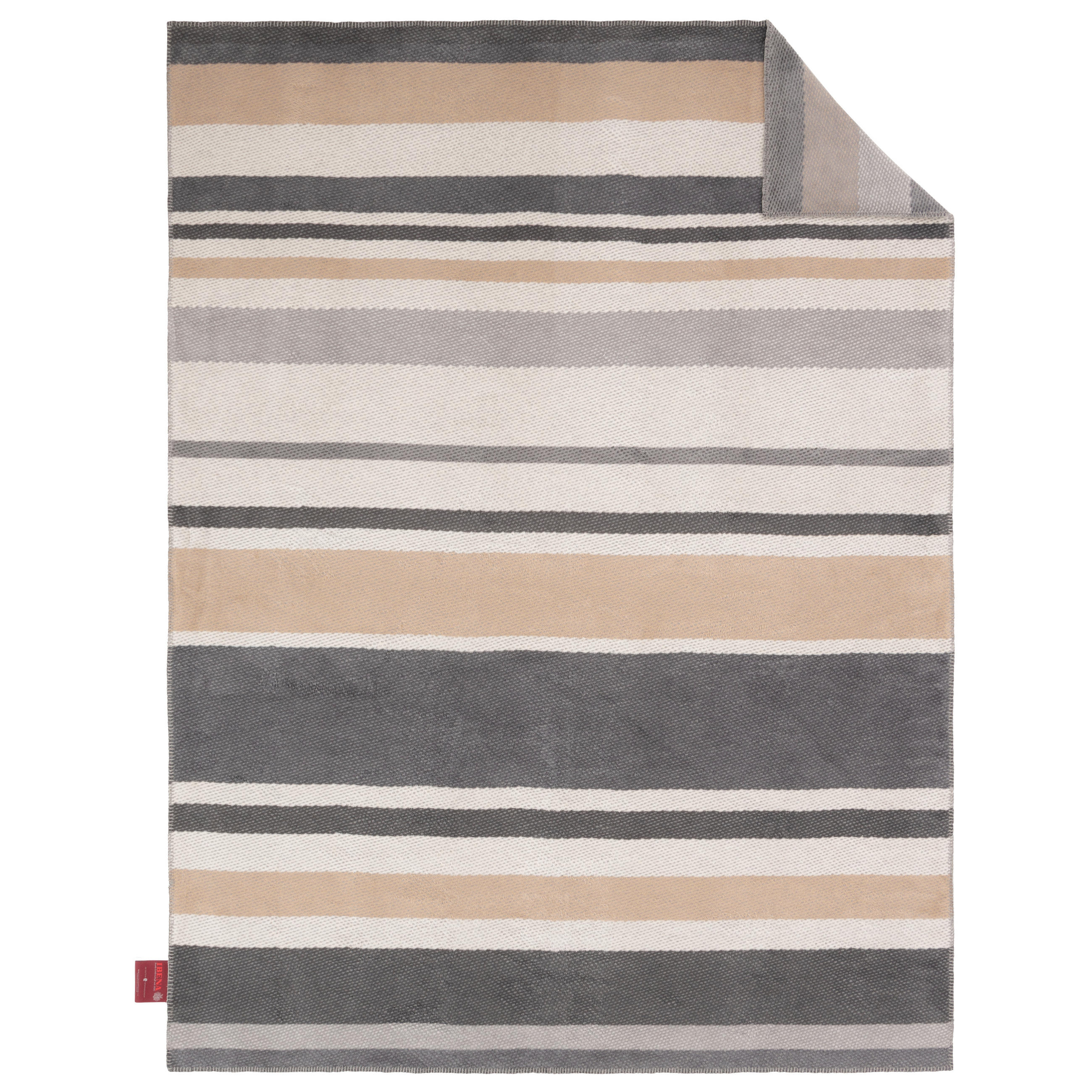 WOHNDECKE 150/200 cm  - Naturfarben/Grau, Basics, Textil (150/200cm) - Novel