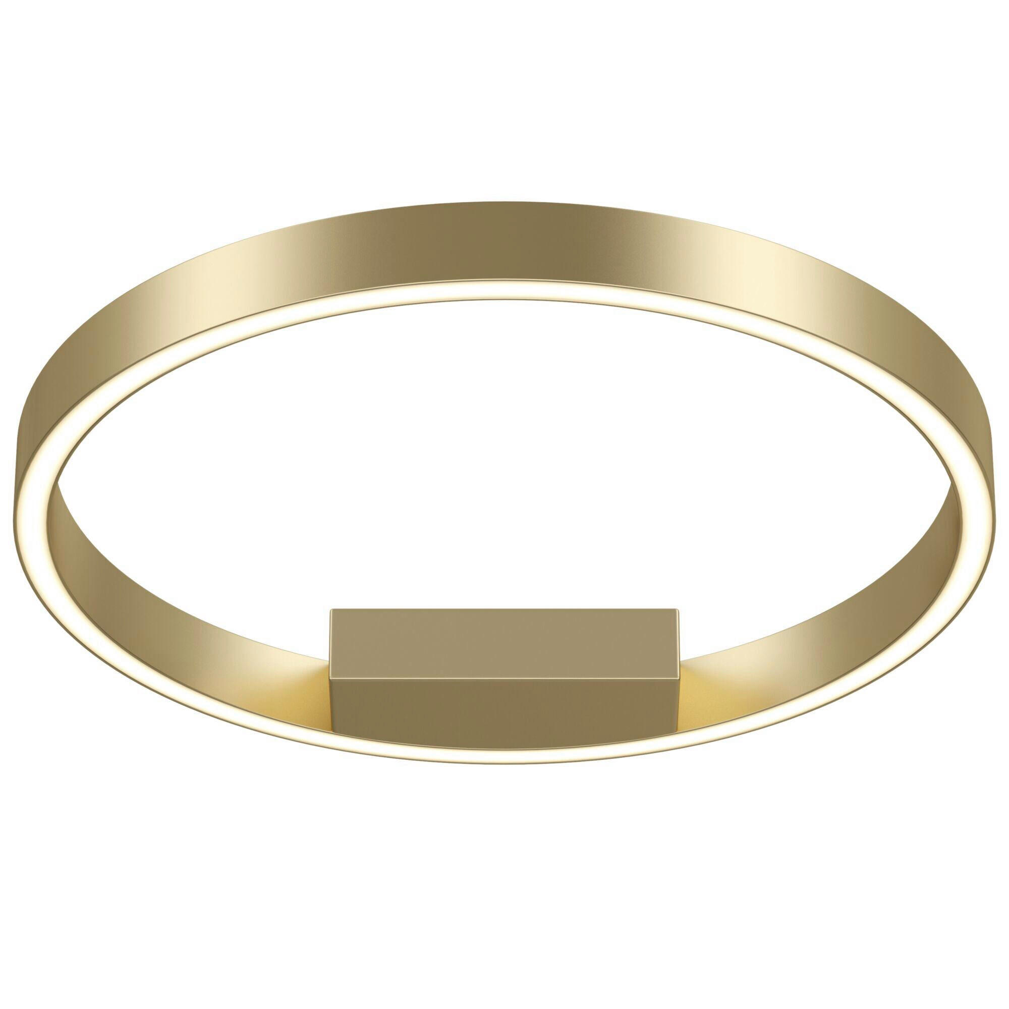 DECKENLEUCHTE Modern 40/3,5 cm   - Messingfarben, Trend, Metall (40/3,5cm) - MAYTONI