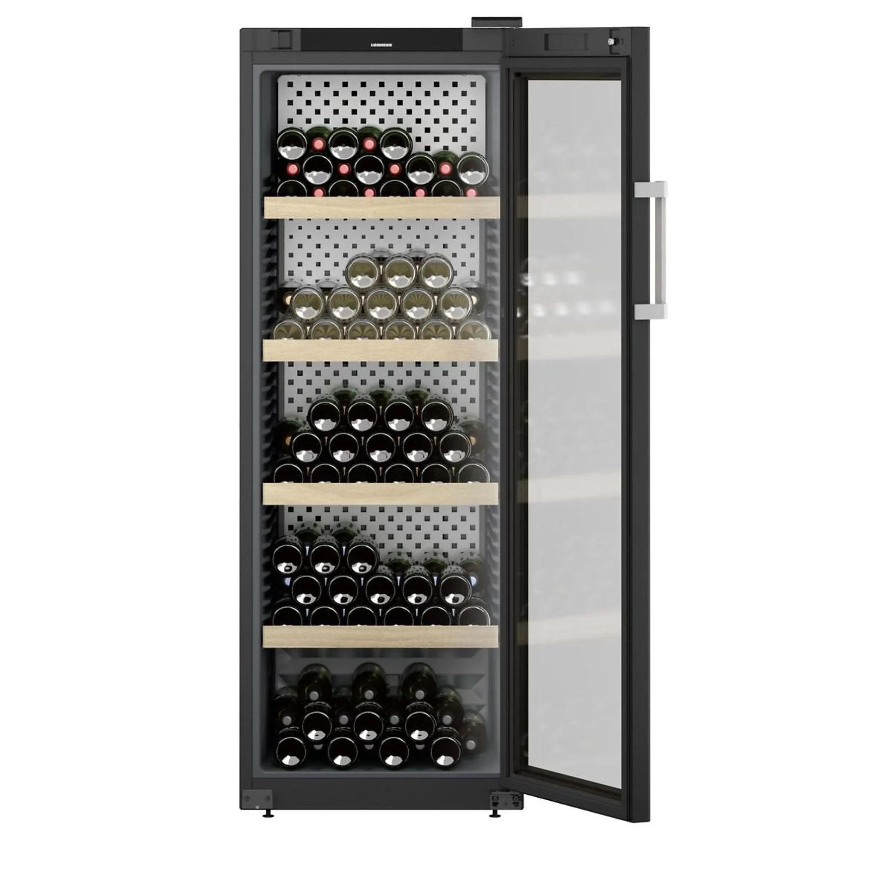 WEINKÜHLSCHRANK WPBLI5031  - Schwarz, Basics, Holz/Metall (59,7/168,4/76,3cm) - Liebherr