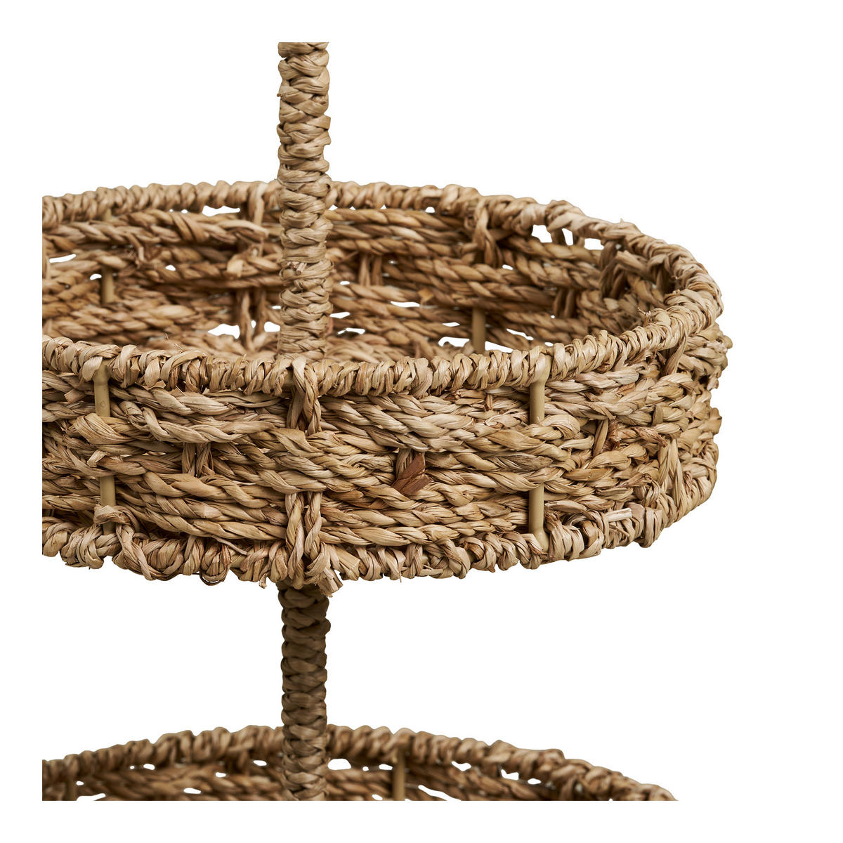 ETAGERE 2-stöckig - Naturfarben, Basics, Naturmaterialien/Metall (25/40,5/25cm)