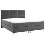 BOXBETT 160/200 cm  in Blau, Grau  - Chromfarben/Blau, KONVENTIONELL, Textil/Metall (160/200cm) - Carryhome