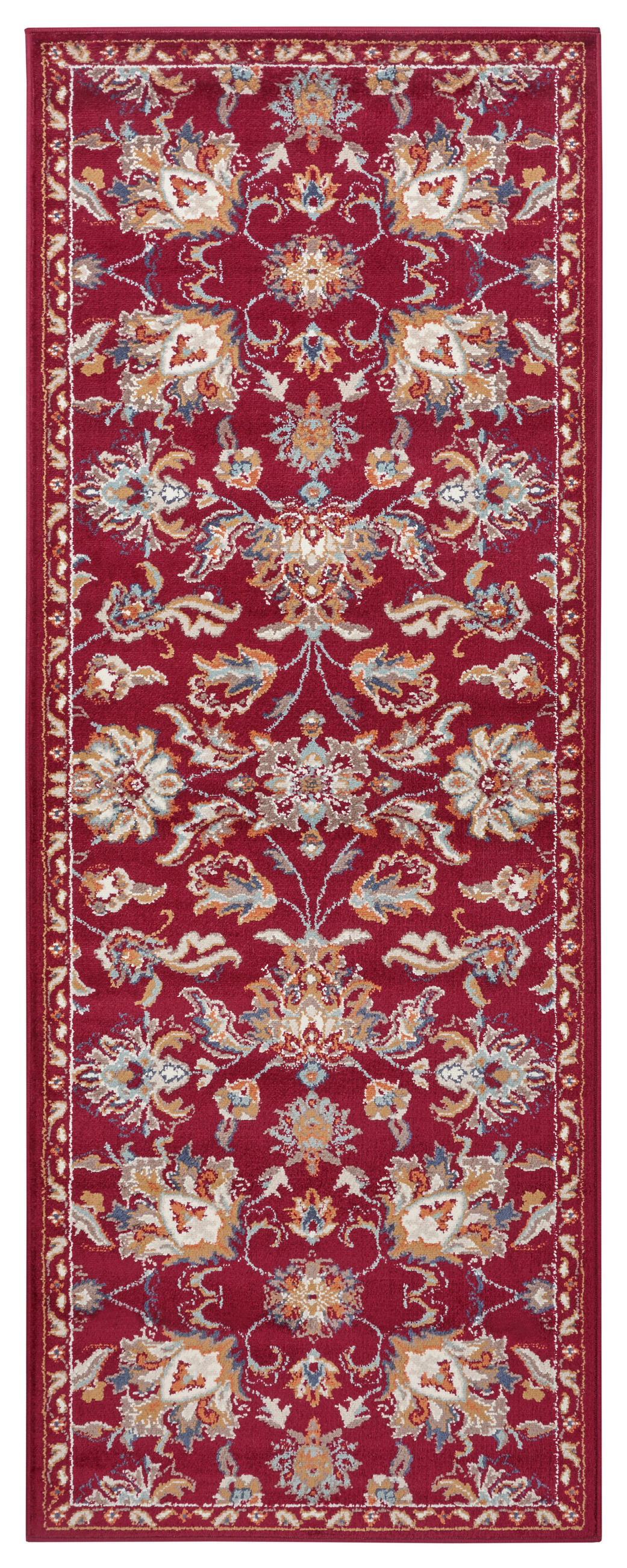 LÄUFER 80/240 cm Luxor  - Rot/Multicolor, Design, Kunststoff/Textil (80/240cm)