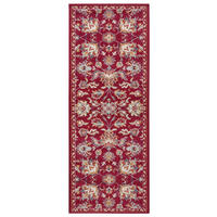 LÄUFER 80/240 cm Luxor  - Rot/Multicolor, Design, Kunststoff/Textil (80/240cm)