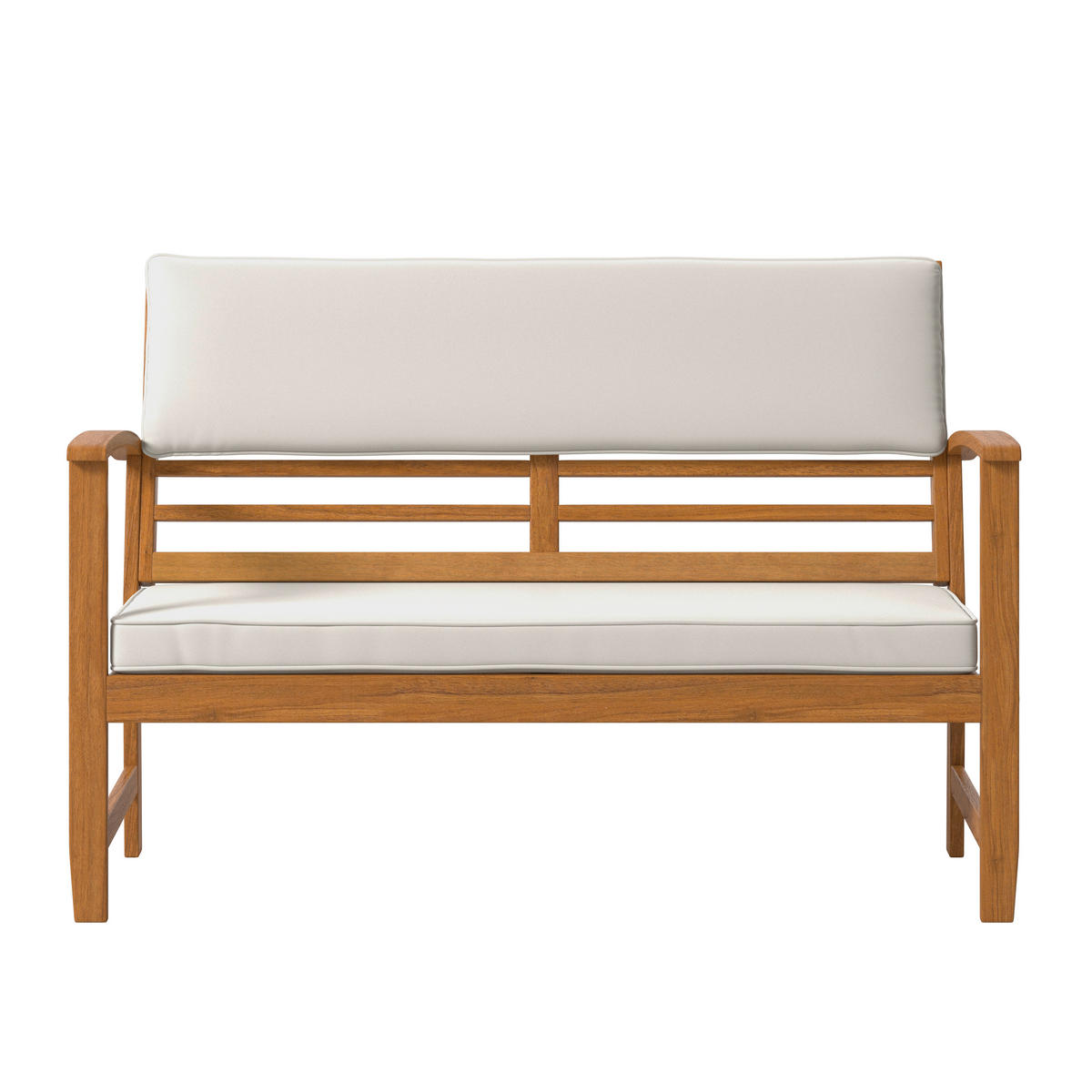 LOUNGEGARNITUR   80/50/33 cm Akazie vollmassiv  - Beige/Akaziefarben, MODERN, Holz/Wellpappe (80/50/33cm) - Ambia Garden
