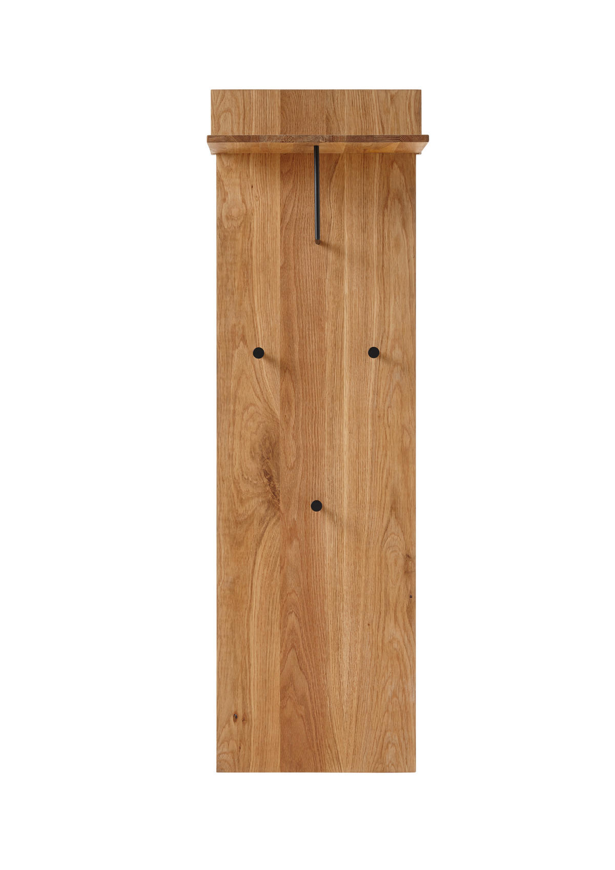 GARDEROBENPANEEL  in 42/135/20 cm  - Eichefarben/Schwarz, Natur, Holz/Metall (42/135/20cm) - MID.YOU