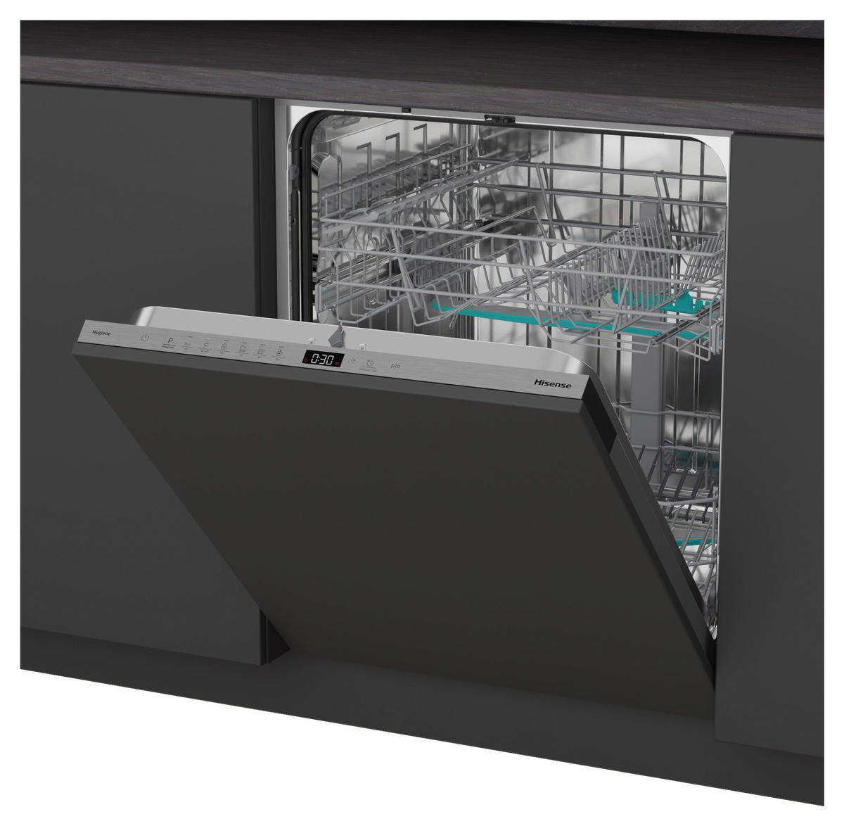 GESCHIRRSPÜLER HV642D65  - Edelstahlfarben, Basics, Metall (60/82/55,5cm) - Hisense