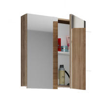 SPIEGELSCHRANK 60/59/12 cm  - Sonoma Eiche, Basics, Glas/Holzwerkstoff (60/59/12cm) - MID.YOU
