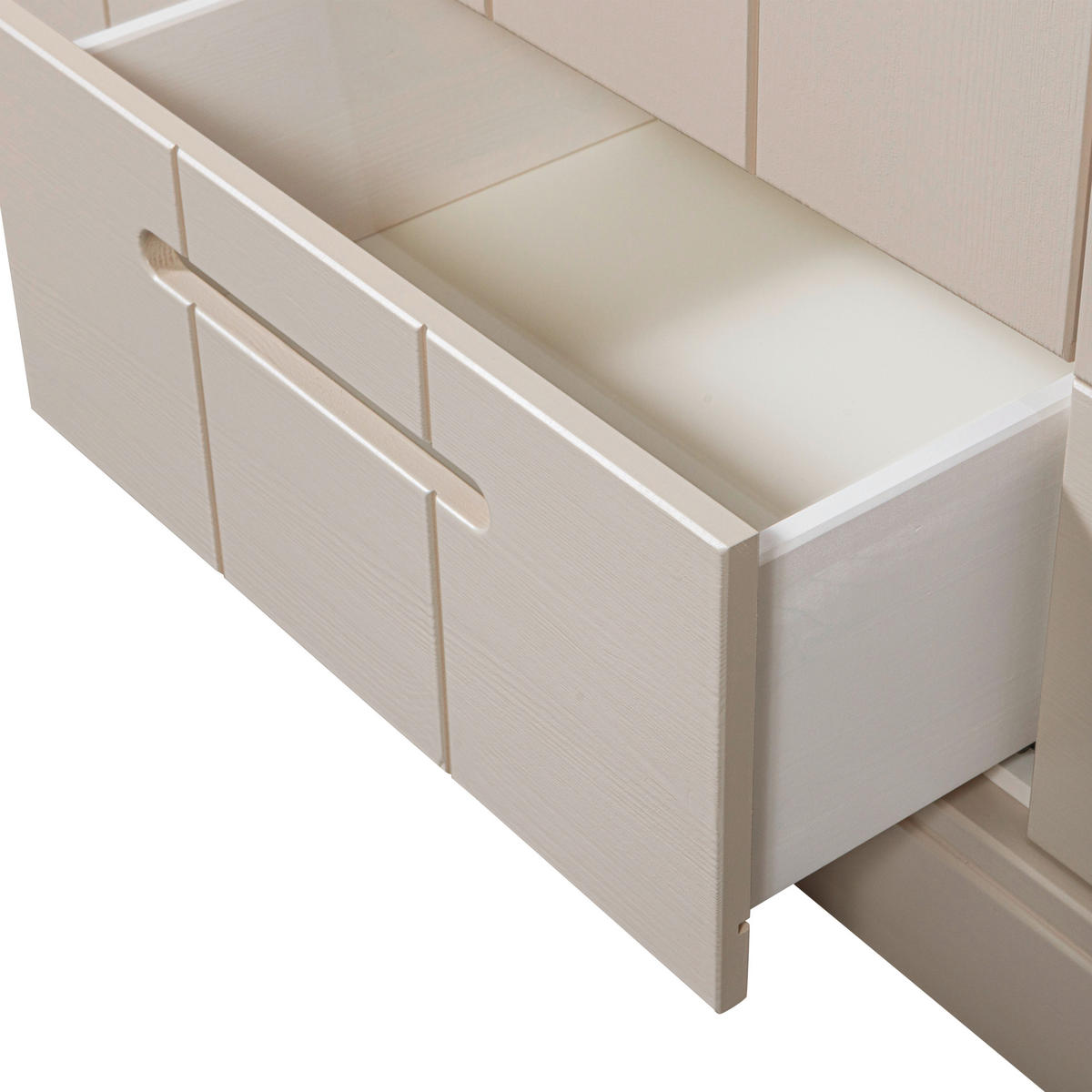 DREHTÜRENSCHRANK  in Hellgrau  - Hellgrau, Design, Holz (140/195/53cm) - Livetastic