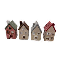 SVIETNIK NA ČAJOVÚ SVIEČKU  keramika - hnedá/sivá, Trend, keramika (6,3/10,9/5,8cm) - X-Mas