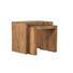 SATZTISCH Sheesham massiv Sheeshamfarben - Sheeshamfarben, LIFESTYLE, Holz (55/45/40/45/35cm) - LANDSCAPE