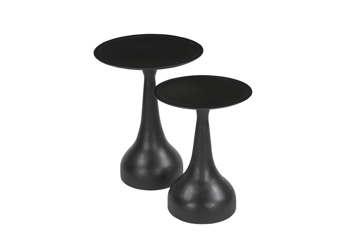 BEISTELLTISCH in Holz 46/46/59 cm  - Schwarz, Design, Holz (46/46/59cm) - MID.YOU