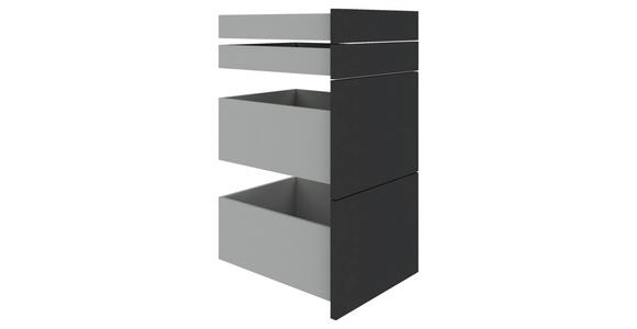 SCHUBLADENSET 45,3/83/46,8 cm Anthrazit - Anthrazit, KONVENTIONELL, Holzwerkstoff (45,3/83/46,8cm) - Hom`in