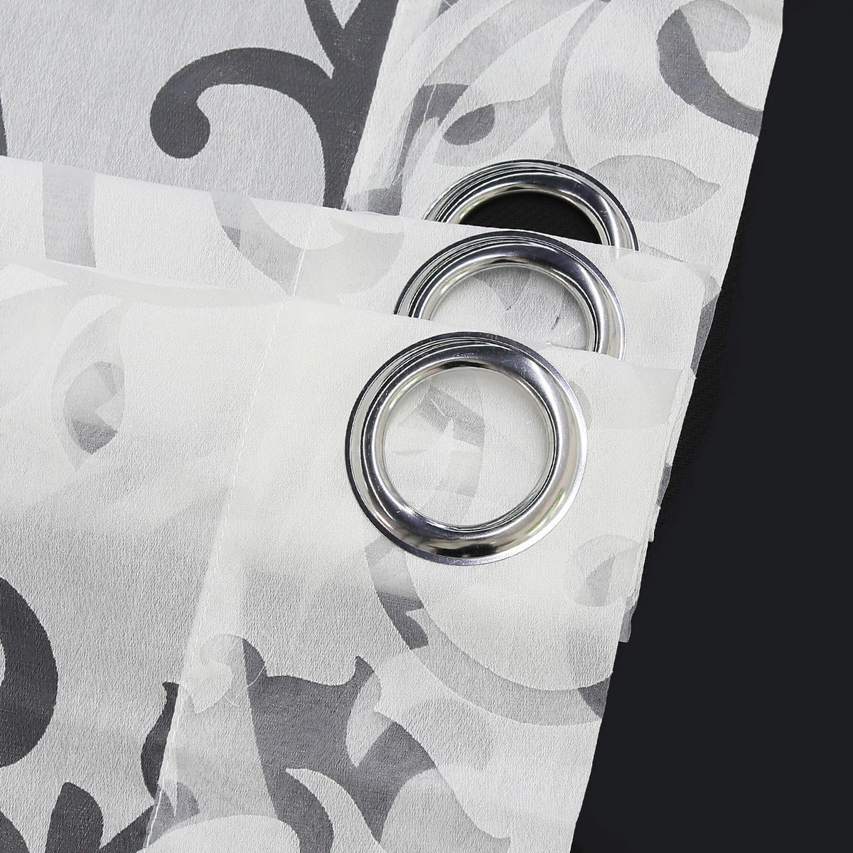 FERTIGVORHANG  transparent  140/245 cm   - Weiß, Basics, Textil (140/245cm) - Joyswahl