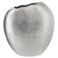 VÁZA, kov, 18 cm - barvy stříbra, Design, kov (19/8/18cm) - Ambia Home