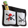 BETTTASCHE - Schwarz/Weiß, KONVENTIONELL, Textil (56/32/2cm) - MID.YOU