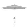 SONNENSCHIRM 290 cm Hellgrau  - Silberfarben/Hellgrau, Basics, Textil/Metall (290/223-256cm) - KNIRPS