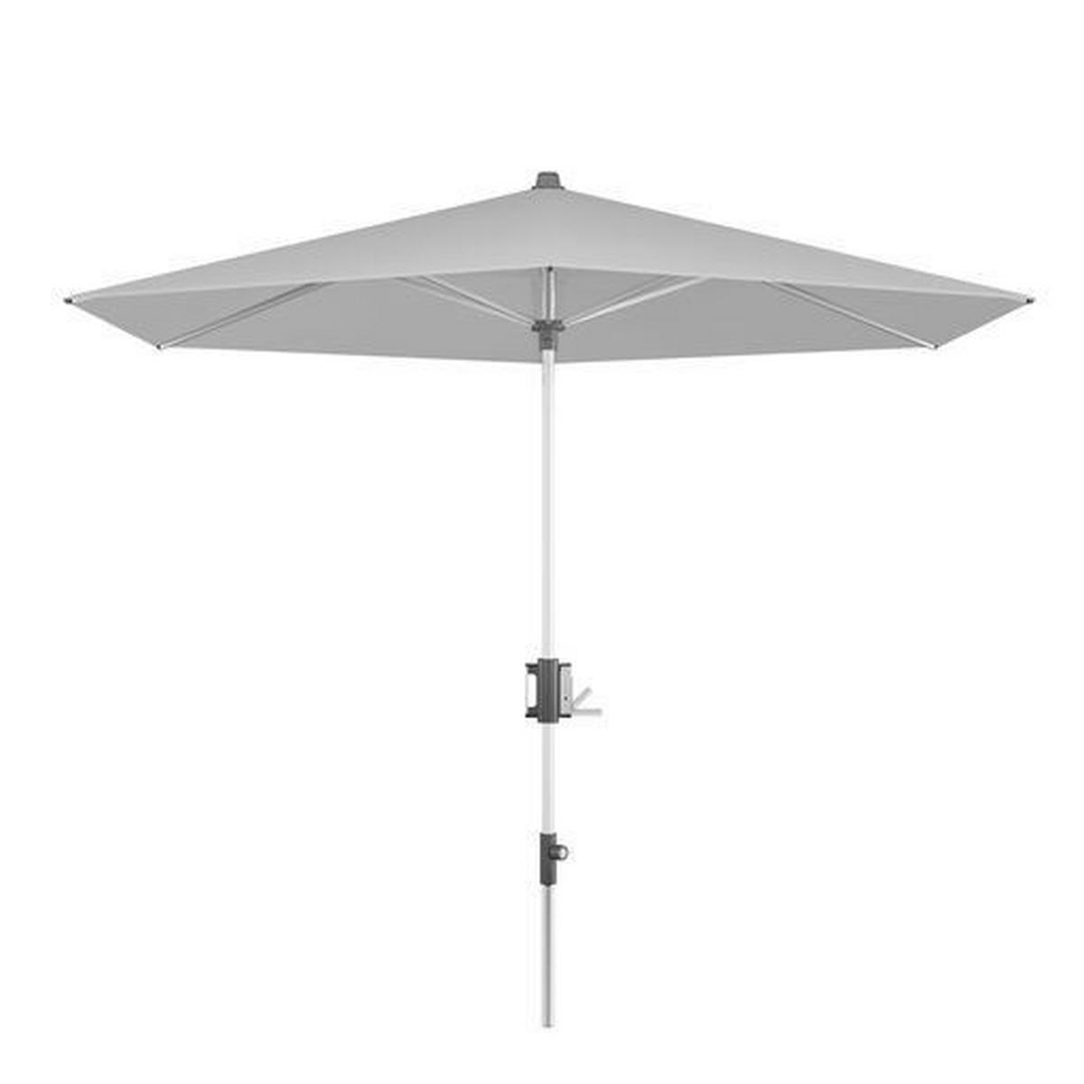 SONNENSCHIRM 290 cm Hellgrau  - Silberfarben/Hellgrau, Basics, Textil/Metall (290/223-256cm) - KNIRPS