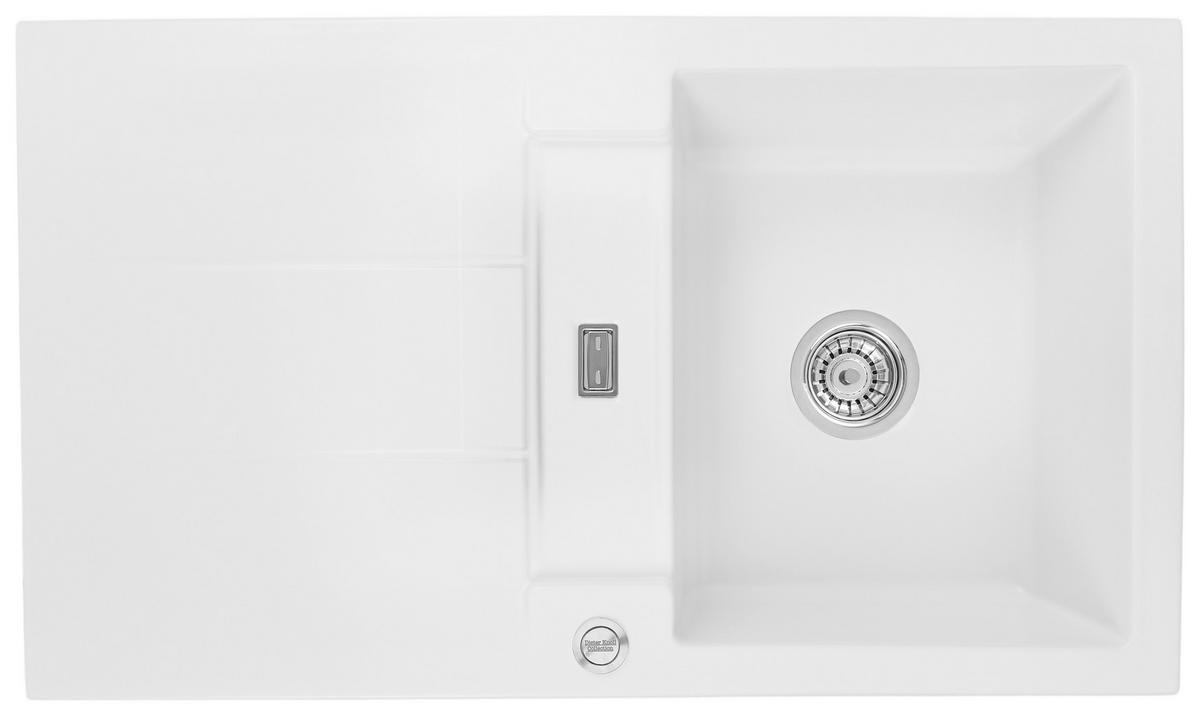 SPÜLE 52910213  - Weiß, Basics, Keramik (87/20/51cm) - Dieter Knoll