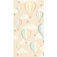 KINDERTEPPICH Living Elora 80/150 cm  in Creme, Hellrosa, Pastellblau  - Pastellblau/Hellrosa, Trend, Kunststoff/Textil (80/150cm) - Lindorug