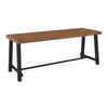 GARTENTISCH 200/70/76 cm Holz, Metall rechteckig  - Schwarz/Akaziefarben, Design, Holz/Metall (200/70/76cm) - Ambia Garden
