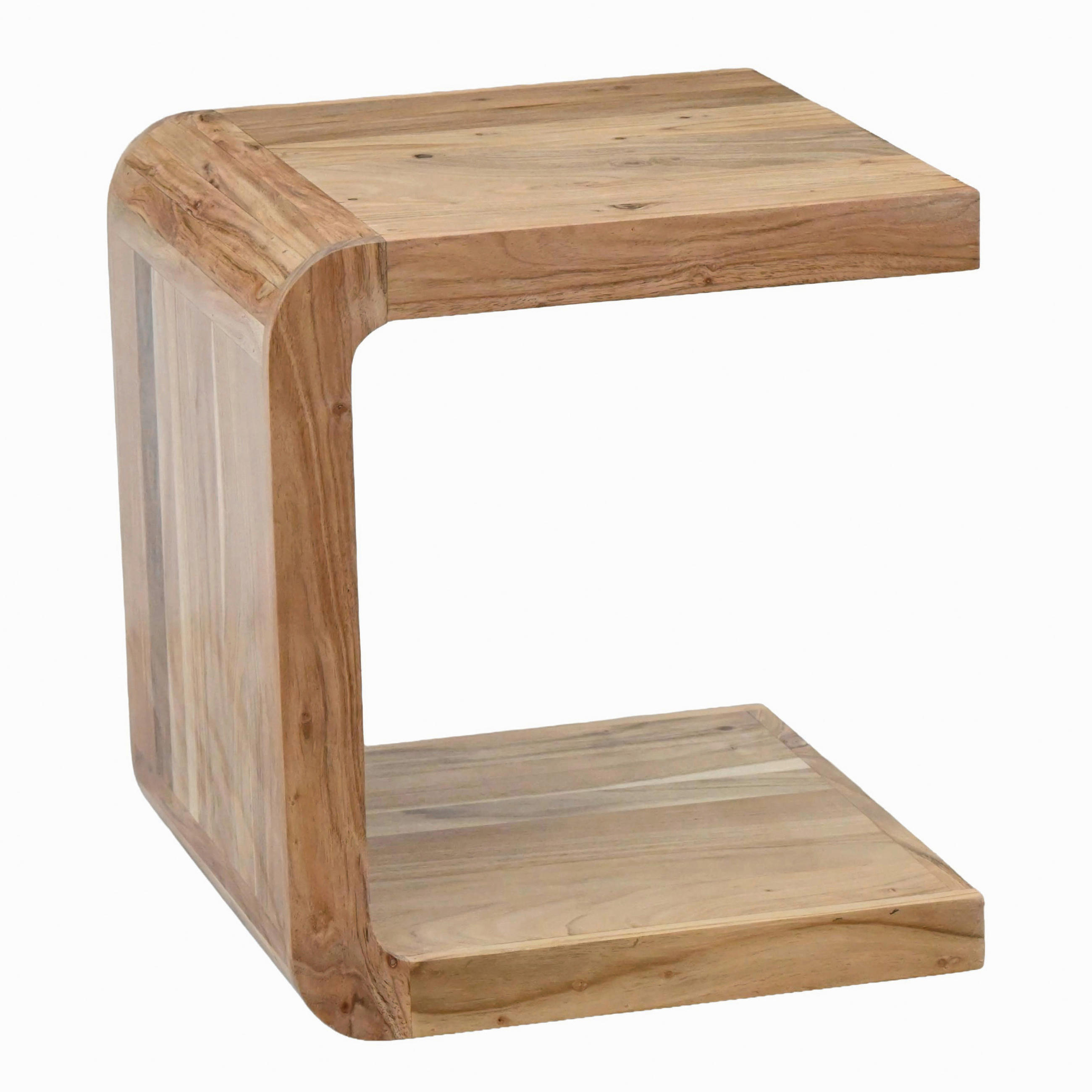 BEISTELLTISCH in Holz 45/45/45 cm  - Akaziefarben, Design, Holz (45/45/45cm) - Livetastic